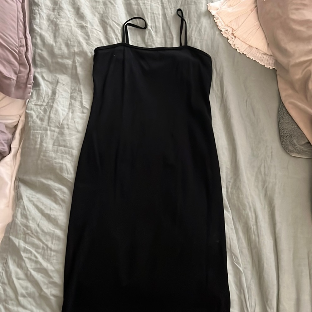 Topshop spaghetti strap midi dress